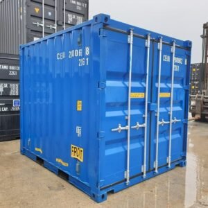 10ft 1 trip shipping container in blue
