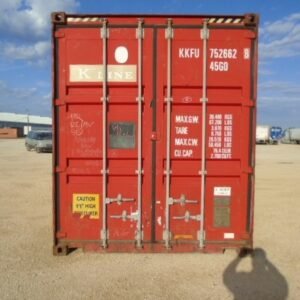 40ft high cube container – one trip