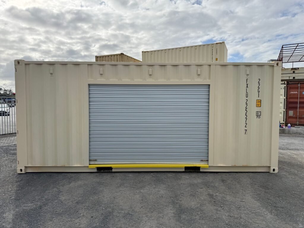 20ft side roller door storage container